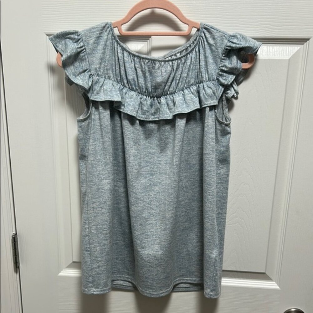 Lularoe STASHA RUFFLE TOP